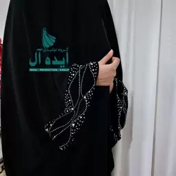 چادر جده عبایی مشکی