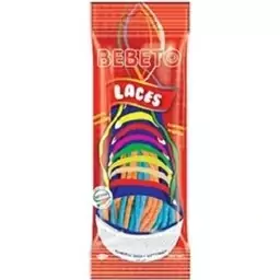 پاستیل رشته ای ببتو  LACES (بند کفشی ) 75 گرم 