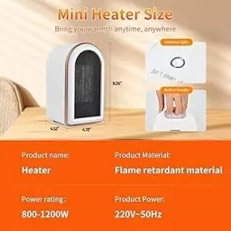 بخاری رومیزی فن هیتر مدل Fan Heater ML-9001