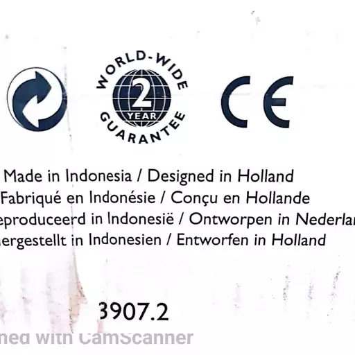 اتو بخار فیلیپس مدل GC2810 Made in Indonesia. Designed in Holland