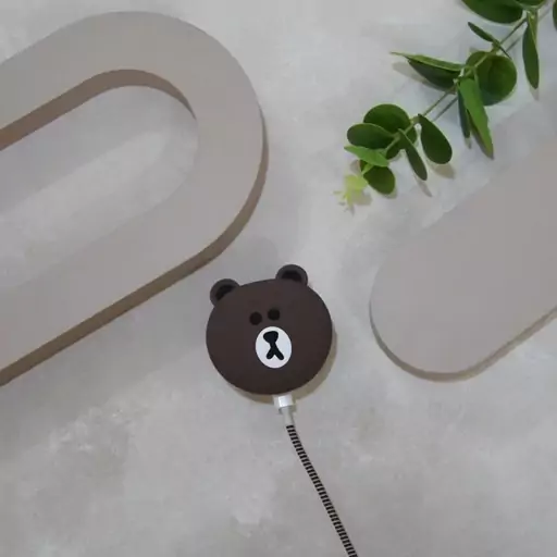 محافظ شارژر و کابل خرس تدی Bear آیفون 20 وات