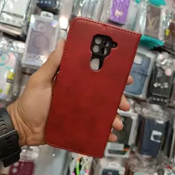 کیف NOTE9 شیائومی رنگ قرمز جاکارتی کتابی