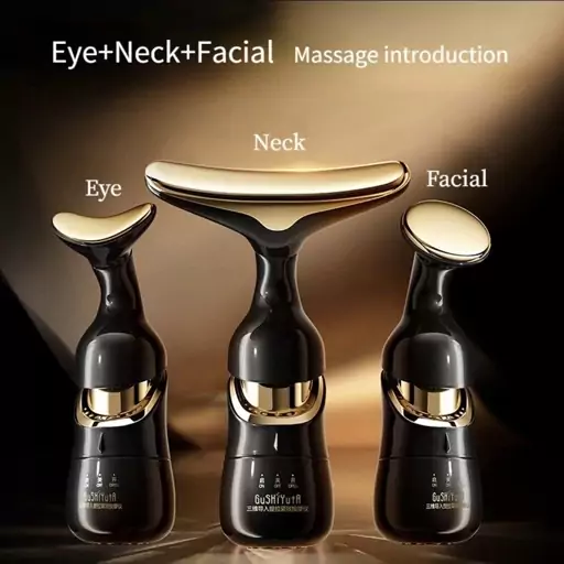 ماساژور برقی صورت و گردن و اطراف چشم افزایش گردش خون اصل Face Massager