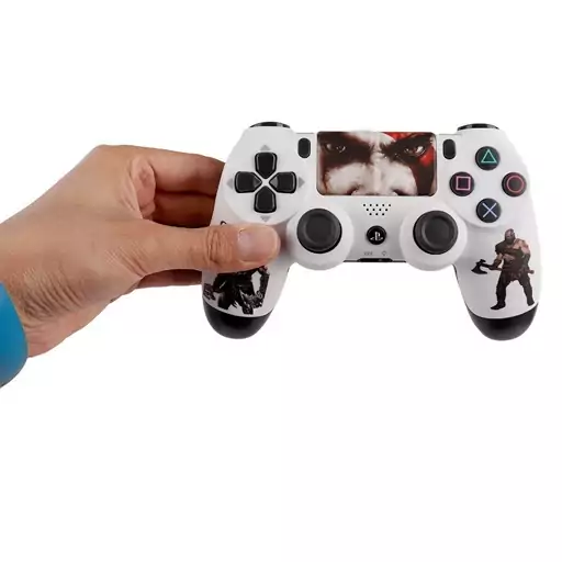 دسته بازی بی سیم سونی Dualshock 4 High Copy درجه یک طرح GOD OF WAR 4 مناسب برای PS4