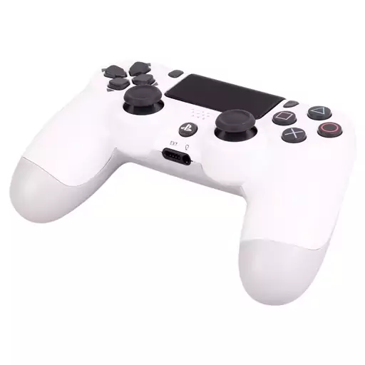 دسته بازی بی سیم سونی Dualshock 4 High Copy درجه یک طرح White مناسب برای PS4