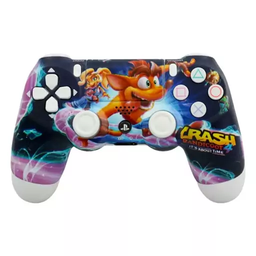 دسته بازی بی سیم سونی Dualshock 4 High Copy درجه یک طرح Crash Bandicoot 4 مناسب برای PS4