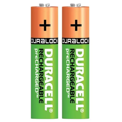 باتری دوتایی نیم قلم شارژی Duracell Recharge Ultra 1.2V AAA