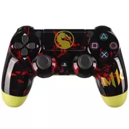 دسته بازی بی سیم سونی Dualshock 4 High Copy درجه یک طرح Mortal combat مناسب برای PS4