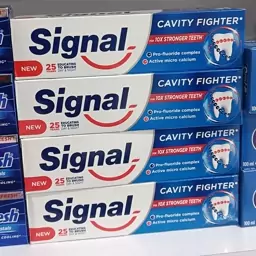 خمیر دندان خارجی سیگنال singnal مدل cavity fighter 