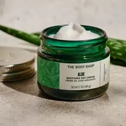 کرم روز آبرسان قوی  آلوئه ورای بادی شاپ صد در صد اورجینال،The body shop ALOE