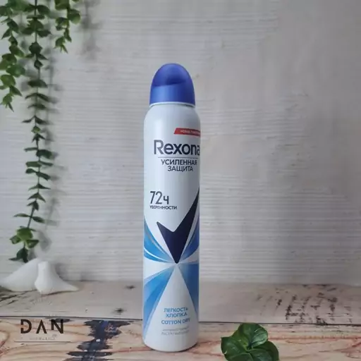 اسپری رکسونا Rexona مدل 72 ساعته زنانه 200میل روسی 