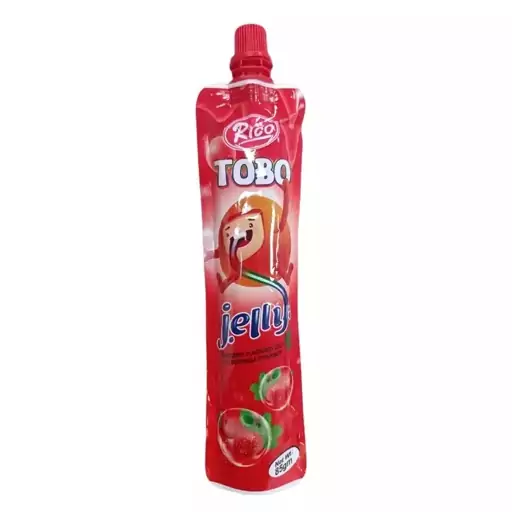 ژله نوشیدنی tobo با طعم توت فرنگی