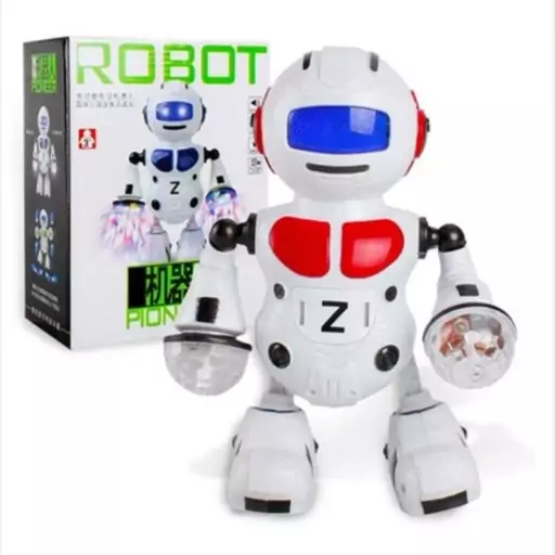 ربات اسباب بازی رقصنده و موزیکال robot pioneer 2