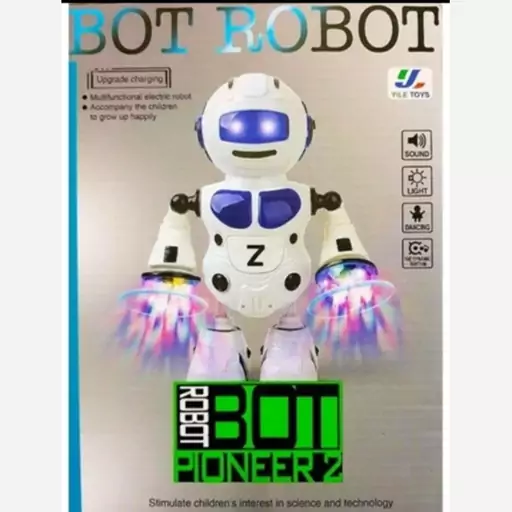 ربات اسباب بازی رقصنده و موزیکال robot pioneer 2