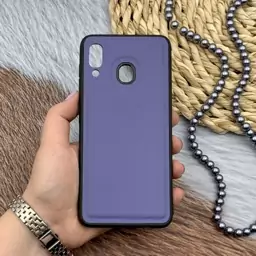 قاب گوشی Galaxy A20 / Galaxy A30 سامسونگ Leather Case کلاسیک اورجینال چرمی محافظ لنز دار یاسی کد 91909