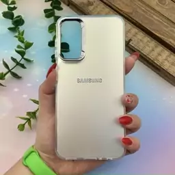 قاب گوشی Galaxy A24 4G سامسونگ اسپرت SO COOL اورجینال لوگو برجسته کرومی نقره ای کد 48262