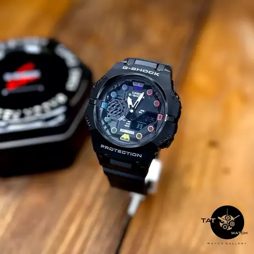 ساعت مچی جی شاک Ga B001G موتور ژاپن کرنو دوزمانه G-Shock