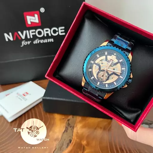 ساعت مچی مردانه ناویفورس اورجینال موتور ژاپن پک اصلی12ماه گارانتیNaviforce