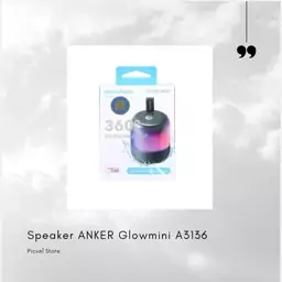 اسپیکر بلوتوثی ANKER مدل Glowmini A3136 با گارانتی 18 ماهه