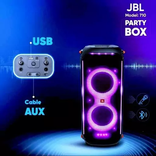 اسپیکر JBL Partybox 710اسپیکر قدرتمند و قابل حمل 