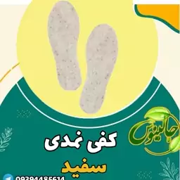 کفی نمدی سفید ازپشم گوسفند ضدبو عرق باکتری افزایش گردش خون درغرفه جالینوس مشهد