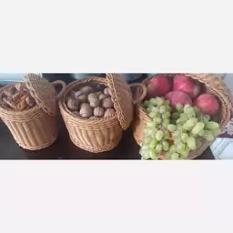 خمره طرح حصیر جنس پلاستیک3تایی