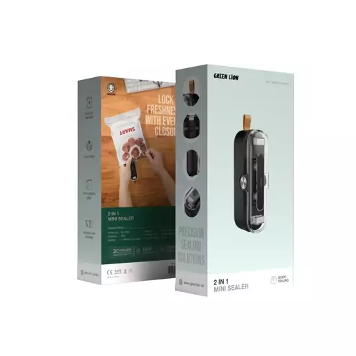 دستگاه پرس حرارتی و برش دستی گرین لاین مدل Green Lion 2 in 1 Mini Sealer