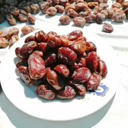 خرما گوشتی بدون شیره تازه امسالی وزن500گرم