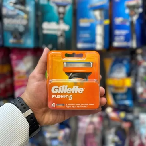 تیغ یدک ژیلت فیوژن ساده 4 عددی Gillette Fusion5 Razor Blades