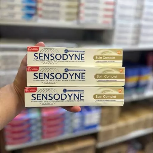 خمیر دندان محافظت کننده کامل سنسوداین کمپلت Sensodyne Soin Complet حجم 75 میل