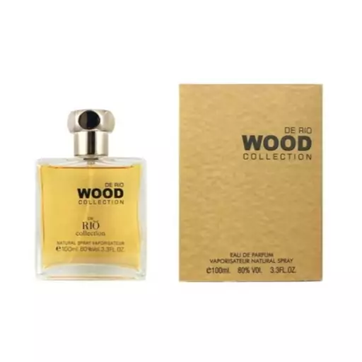 Rio Wood Brown ادکلن عطر مردانه ریو کالکشن وود براون 100 میلی لیتر (مشابه ادکلن وود قهوه ای)