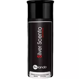 Spray Bailando SIlver Scento اسپری بدن مردانه بایلندو سیلورسنت 200 میلی لیتر