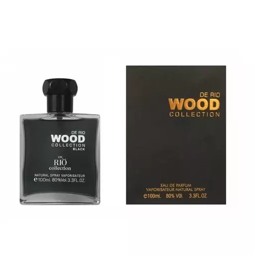 Rio Wood Black ادکلن عطر مردانه ریو کالکشن وود بلک 100 میلی لیتر (مشابه ادکلن وود مشکی)