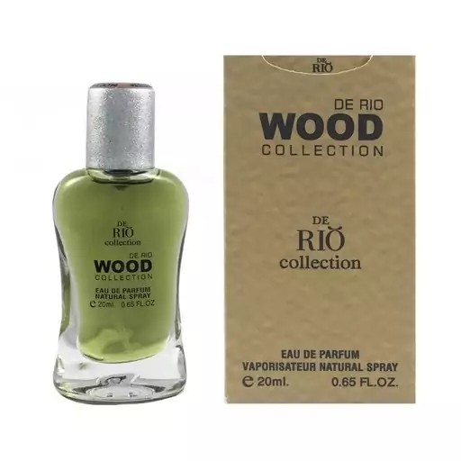 Rio Wood Brown ادکلن عطر جیبی مردانه ریو کالکشن وود براون 20 میلی لیتر (مشابه ادکلن وود قهوه ای)