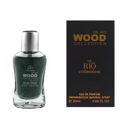 Rio Wood Black ادکلن عطر جیبی مردانه ریو کالکشن وود بلک 20 میلی لیتر (مشابه ادکلن وود مشکی)