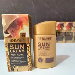 کرم ضد آفتاب بی رنگ دکتر راشل spf 60مدل anti aging