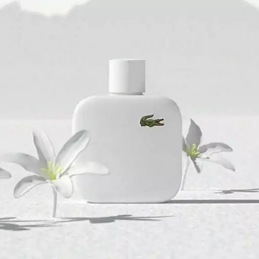 عطر لاگوست سفید(شیشه رایگان)