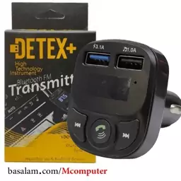 پخش کننده اف ام پلیر خودرو دتیکس پلاس Detex Plus FD710 بلوتوث دار و شارژر موبایل