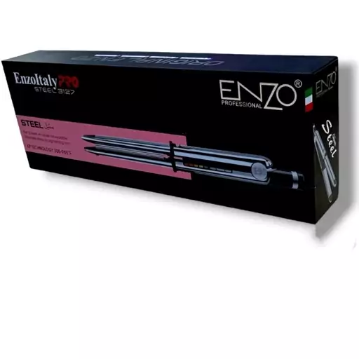 اتومو حرفه ای انزو ENZO EnzoItaly PRO STEEL EN-3127  دوکاره بودن دستگاه   صاف کردن در کمترین زمان شلاقی کردن مو   فر کرد