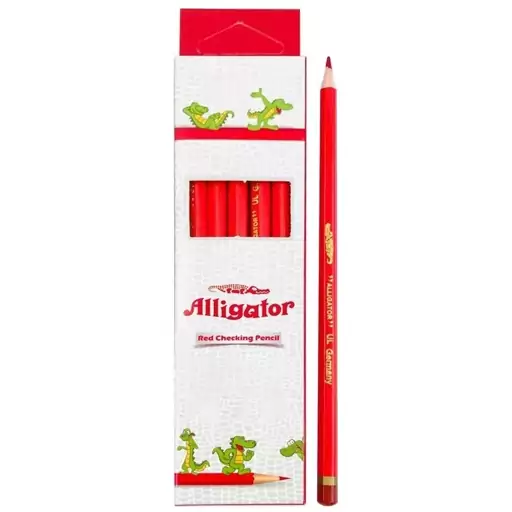 مداد قرمز سوسمارنشان اصل Alligator