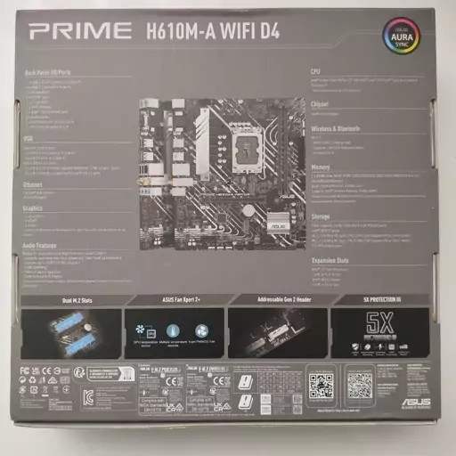 مادربرد ایسوس مدل PRIME H610M-A WIFI D4