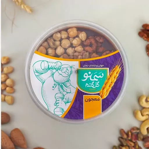 سمنو معجون 1000 گرمی گل گندم