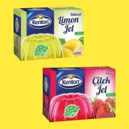 پودر ژله کنتون kenton با 12طعم مختلف(4بسته)