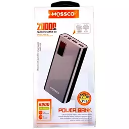 پاوربانک 20 هزار MOSSCO مدل k200