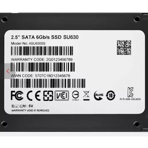 هارد SSD ای دیتا مدل Ultimate SU630 ظرفیت 480 گیگابایت adata