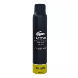 اسپری خوشبو کننده بدن مردانه اسکلاره مدل Lacoste challenge حجم 200 میلی لیتر