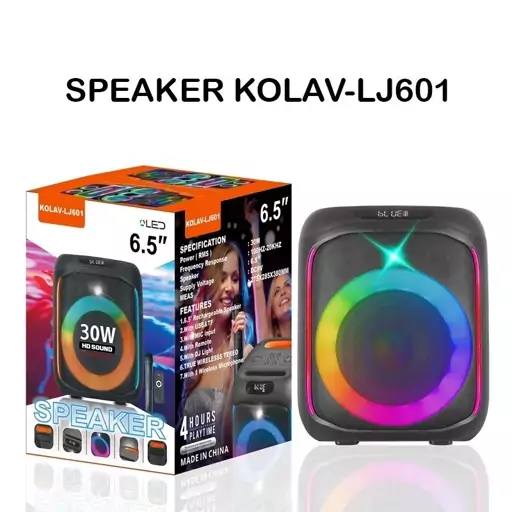 اسپیکر بلوتوثی مدل KOLAV-LJ601