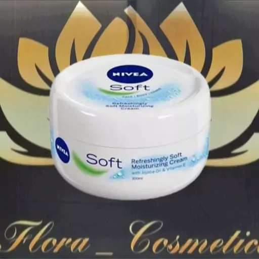 کرم  کاسه ای مرطوب کننده و نرم کننده نیوا Nivea مدل سافت ( soft ) ( 200 ML )