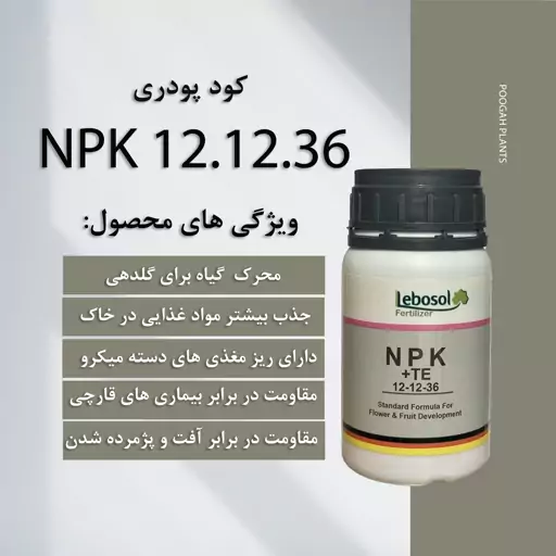 کود NPK 12-12-36 (+TE)