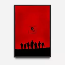 تابلوی گیمینگ Red Dead Redemption کد AM-01-001